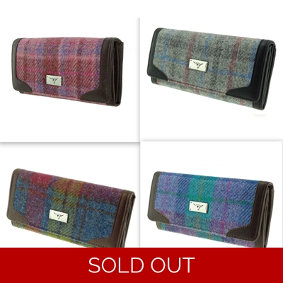 HARRIS TWEED 'BUTE' LONG PURSE